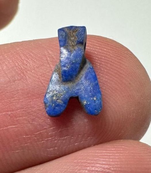 Picture of ANCIENT EGYPT, NEW KINGDOM LAPIS LAZUL FLY AMULET. 1400 B.C