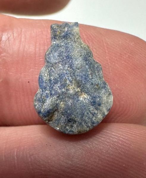 Picture of ANCIENT EGYPT. NEW KINGDOM LAPIS LAZULI LOTUS FLOWER. 1250 B.C