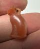 Picture of ANCIENT EGYPT, NEW KINGDOM CARNELIAN CAT AMULET. 1400 B.C