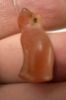 Picture of ANCIENT EGYPT, NEW KINGDOM CARNELIAN CAT AMULET. 1400 B.C