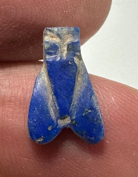 Picture of ANCIENT EGYPT, NEW KINGDOM LAPIS LAZUL FLY AMULET. 1400 B.C