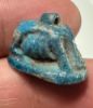 Picture of   Ancient Egypt. FAIENCE SOW AMULET . New Kingdom . 14th Century B.C