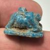 Picture of   Ancient Egypt. FAIENCE SOW AMULET . New Kingdom . 14th Century B.C