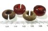 Picture of Ancient Egypt. LOT OF 4 STONE HAIR RINGS. NEW KINGDOM.   1250 B.C 