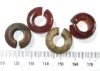 Picture of Ancient Egypt. LOT OF 4 STONE HAIR RINGS. NEW KINGDOM.   1250 B.C 