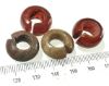 Picture of Ancient Egypt. LOT OF 4 STONE HAIR RINGS. NEW KINGDOM.   1250 B.C 