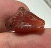 Picture of ANCIENT EGYPT , NEW KINGDOM CARNELIAN RAM'S HEAD- KHNUM. 1400 B.C