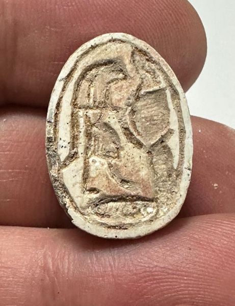 Picture of ANCIENT EGYPT - BEAUTIFUL & ELEGANT 2ND INTERMEDIATE PERIOD STEATITE SCARAB. 2000 B.C.
