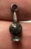 Picture of ANCIENT EGYPT , NEW KINGDOM ELECTRUM POPPY SEED AMULET.  1250 B.C