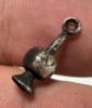Picture of ANCIENT EGYPT , NEW KINGDOM ELECTRUM POPPY SEED AMULET.  1250 B.C