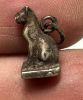 Picture of ANCIENT EGYPT. NEW KINGDOM SMALL SILVER CATAMULET (BASTET). 1400 - 1250 B.C
