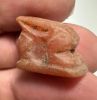 Picture of ANCIENT EGYPT -  BEAUTIFUL  CARNELIAN AMULET OF A HARE . NEW KINGDOM .1250 B.C. 