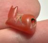 Picture of ANCIENT EGYPT, NEW KINGDOM CARNELIAN CAT AMULET. 1400 B.C