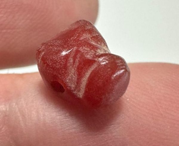 Picture of ANCIENT EGYPT. NEW KINGDOM  STONE LION'S HEAD AMULET. 1400 - 1200 B.C