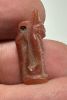Picture of ANCIENT EGYPT. NEW KINGDOM  STONE  AMULET OF COBRA WITH ISIS HEAD. 1400 - 1200 B.C