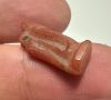 Picture of ANCIENT EGYPT. NEW KINGDOM  STONE  AMULET OF COBRA WITH ISIS HEAD. 1400 - 1200 B.C