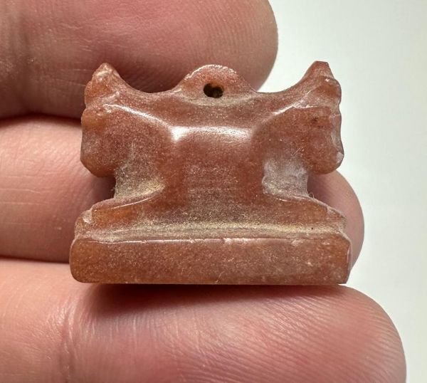 Picture of ANCIENT EGYPT. NEW KINGDOM  STONE  DOUBLE AMULET OF AN APIS BULL. 1400 - 1200 B.C