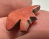 Picture of ANCIENT EGYPT. RED JASPER  EYE OF HORUS AMULET. 1250 B.C  NEW KINGDOM