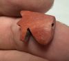 Picture of ANCIENT EGYPT. RED JASPER  EYE OF HORUS AMULET. 1250 B.C  NEW KINGDOM