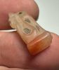 Picture of ANCIENT EGYPT. NEW KINGDOM  STONE  AMULET OF COBRA WITH ISIS HEAD. 1400 - 1200 B.C