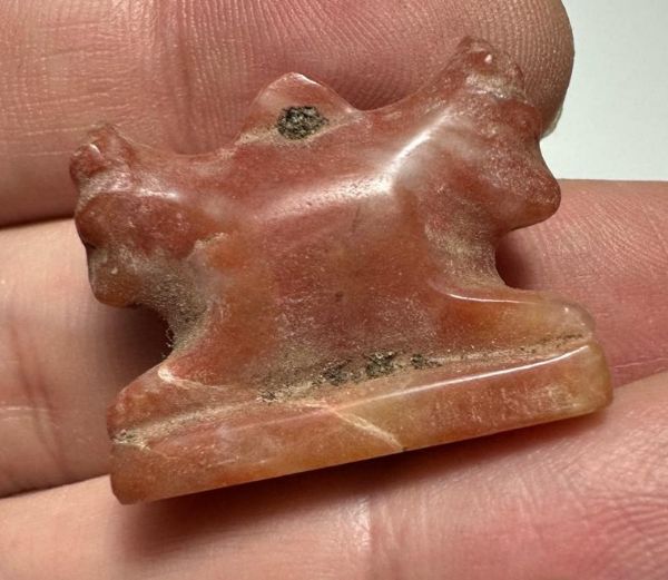 Picture of ANCIENT EGYPT. NEW KINGDOM  STONE  DOUBLE AMULET OF AN APIS BULL. 1400 - 1200 B.C