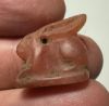 Picture of ANCIENT EGYPT -  BEAUTIFUL  CARNELIAN AMULET OF A HARE . NEW KINGDOM .1250 B.C. 