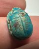 Picture of  ANCIENT EGYPT. NEW KINGDOM GLAZED STONE SCARAB.  14 TH CENTURY B.C