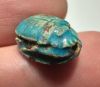 Picture of  ANCIENT EGYPT. NEW KINGDOM GLAZED STONE SCARAB.  14 TH CENTURY B.C