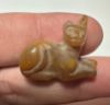 Picture of ANCIENT EGYPT, NEW KINGDOM STONE CAT AMULET. 1400 B.C