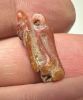 Picture of ANCIENT EGYPT. NEW KINGDOM  STONE  AMULET OF COBRA WITH ISIS HEAD. 1400 - 1200 B.C