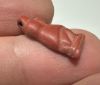 Picture of ANCIENT EGYPT.  NEW KINGDOM RED JASPER STONE BABOON AMULET. 1250 B.C