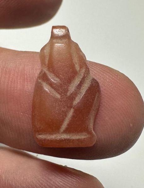 Picture of ANCIENT EGYPT. NEW KINGDOM  STONE  AMULET OF A PRINCE?. 1400 - 1200 B.C