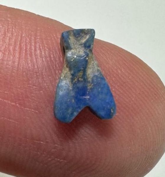 Picture of ANCIENT EGYPT, NEW KINGDOM LAPIS LAZUL FLY AMULET. 1400 B.C