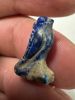 Picture of ANCIENT EGYPT. NEW KINGDOM LAPIS LAZULI STONE FALCON (HORUS) AMULET. 1250 B.C