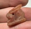 Picture of ANCIENT EGYPT -  BEAUTIFUL  CARNELIAN AMULET OF A HARE . NEW KINGDOM .1250 B.C. 