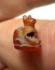 Picture of ANCIENT EGYPT, NEW KINGDOM CARNELIAN CAT AMULET. 1400 - 1200 B.C. TINY. 