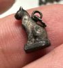Picture of ANCIENT EGYPT. NEW KINGDOM ELECTRUM / SILVER CAT AMULET. 1250 B.C 