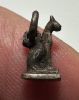 Picture of ANCIENT EGYPT. NEW KINGDOM TINY SILVER CAT AMULET (BASTET). 1400 - 1250 B.C