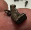Picture of ANCIENT EGYPT. NEW KINGDOM ELECTRUM / SILVER CAT AMULET. 1250 B.C 