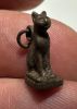 Picture of ANCIENT EGYPT. NEW KINGDOM ELECTRUM / SILVER CAT AMULET. 1250 B.C 