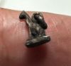 Picture of ANCIENT EGYPT. NEW KINGDOM TINY SILVER CAT AMULET (BASTET). 1400 - 1250 B.C