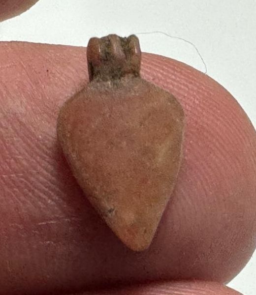 Picture of ANCIENT EGYPT, NEW KINGDOM CARNELIAN HEART AMULET. 1400 - 1200 B.C