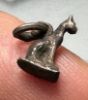 Picture of ANCIENT EGYPT. NEW KINGDOM TINY SILVER CAT AMULET (BASTET). 1400 - 1250 B.C