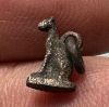 Picture of ANCIENT EGYPT. NEW KINGDOM TINY SILVER CAT AMULET (BASTET). 1400 - 1250 B.C