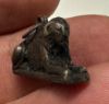 Picture of ANCIENT EGYPT. NEW KINGDOM SOLID SILVER RECLINING LION  AMULET. 1250 B.C 