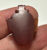 Picture of ANCIENT EGYPT. NEW KINGDOM  BLOODY RED CARNELIAN  HEART AMULET WITH A HERON. 1250 B.C 
