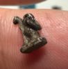 Picture of ANCIENT EGYPT. NEW KINGDOM TINY SILVER CAT AMULET (BASTET). 1400 - 1250 B.C