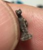 Picture of ANCIENT EGYPT. NEW KINGDOM TINY SILVER CAT AMULET (BASTET). 1400 - 1250 B.C
