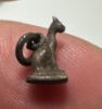 Picture of ANCIENT EGYPT. NEW KINGDOM TINY SILVER CAT AMULET (BASTET). 1400 - 1250 B.C