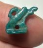 Picture of ANCIENT EGYPT, AMARNA FAIENCE AMULET OF A VULTURE . 1334 – 1325 BC .     1334 – 1325 BC . TIME OF KING TUTANKHAMUN